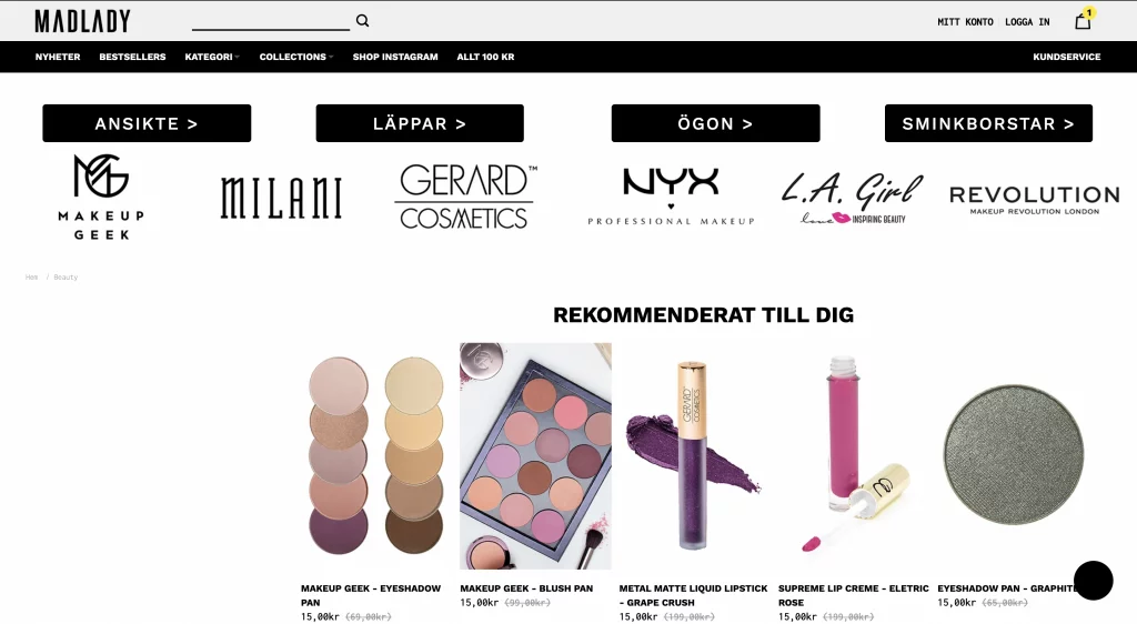 Makeup products