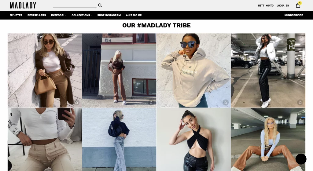 Madlady Instagram tribe